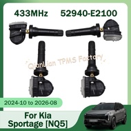 52940-E2100 Tyre Pressure Monitoring System TPMS 4pcs 433MHz For Kia Sportage Niro K9 EV6 EV5 EV4 Ca