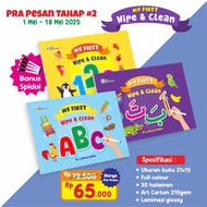 My First Wipe & Clean Book Package (1 Package of 3 Books) - Iska Media Utama