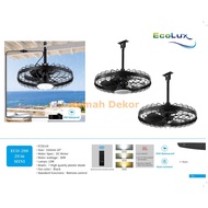 ECOLUX 20 Inch Mini Ceiling Fan | Waterproof IP65 | DC Motor Energy Saving Remote