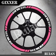 Gixxer Wheel Hub Vinyl sticker for Suzuki Gixxer 250 Gixxer SF 250 Gixxer SP Gixxer SF SP motorcycle