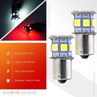 LED bulb 6V BA15S P21W 1156 Rear Turn Signal Light /DRL /brake light /3rd brake light Canbus red/whi