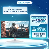 LG UHD 27 Computer Monitor" IPS VESA Display HDRTM 400 27UP600K-W - Genuine