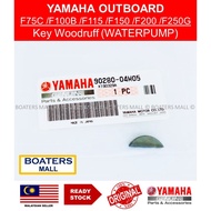 YAMAHA OUTBOARD 90280-04M05 KEY WOODRUFF (WATERPUMP) F75C/F100B/F115/F150/F200/F250 % ORIGINAL