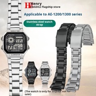 New metal Bracelet For Casio AE1200 Ae1300 A158 A-159 A169 A168 F91 small square stainless steel wat