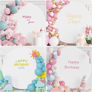 Wedding Arch Fabric Cover Round Backdrop Cover For 1.5M/2M Circle Arch Round Backdrop Cover for Part
