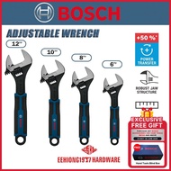 BOSCH 6'' 8'' 10'' 12'' Adjustable Wrench Spanner Spannar Hand Tools Adjustable Spanner Spanner Set
