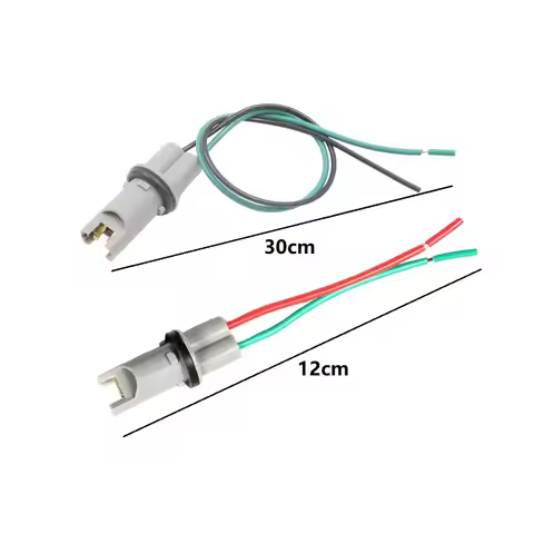 KE LI MI 2x Car LED Bulb Light Holder Base Socket T10 T15 W5W 194 168 High-temperature Cable Adapter