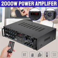 AV-6060BT HIFI Digital Amplifier Bluetooth 5.0 Audio Power Car Stereo Amplifier Karaoke Professional