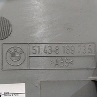 Original bmw E46 Passenger Leg Trim Cover GreyKiri 51438189735 Removed Removed