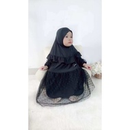Gamis Hijab Bayi Rendra Tutu Tile Doti gmis bayi aqiqah (0-18 Bulan) Pakaian Muslim Anak Balita Prem