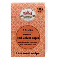 185g X 2 Packs Bundle, Daribell Premium Red Velvet Kueh Lapis - Less sweet recipe