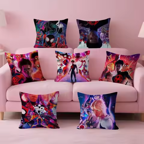 Spider Man Across the Spider Verse Cushion Cover Decorative Pillow Sofa Home Decor case pillow cases