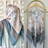 Hijab Voal Motif Terbaru Laser Cutting Gradasi Jurney/ Hijab Motif Bunga Denay kw Journey Vz Kualita