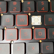 เปลี่ยน Keycap Key Cap &amp; กรรไกรคลิปและบานพับสำหรับ Acer Nitro 5 7 AN515-54 AN715-51คีย์บอร์ด