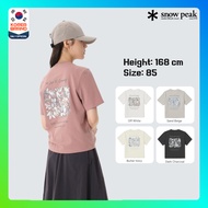 [Snow Peak] Women's Sorona Tropical Botanical Graphic Eco-friendly Technical Short Sleeve T-Shirt Go