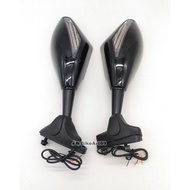 Side Mirror Fairing LED SIGNAL Universal Cermin