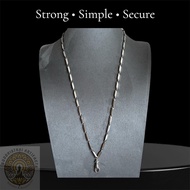 Thai Amulet Necklace | Stainless Steel Necklace | 1 Amulet Hook | 3 Amulet Hook