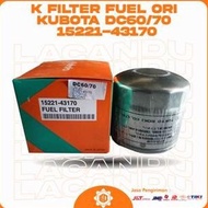 K Filter Fuel Ori Kubota Dc60/70 15221-43170 For Combine Harvester