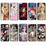 for Huawei Y6P Y7A Y8P Y9A Y5 Y6 Prime J12 BJD Black edged TPU phone case | showcasing the original 