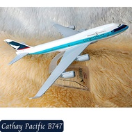 Cathay Pacific B747 Diecast Airplane Collection with Stand Label 1:400 scale Souvenir