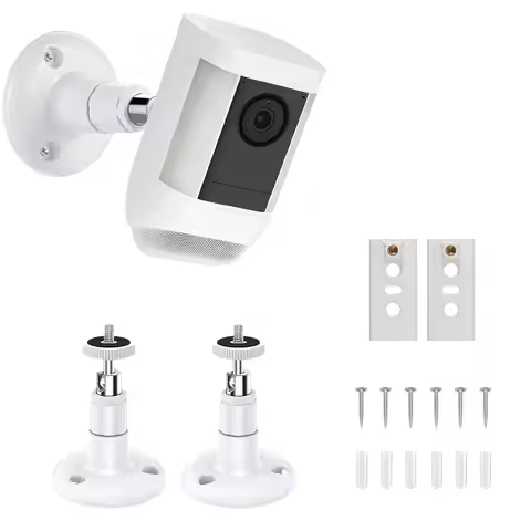 2-Pack Universal Wall Mount for Ring Spotlight Cam Pro/Plus/Battery, Stick Up Cam, Compatible with e