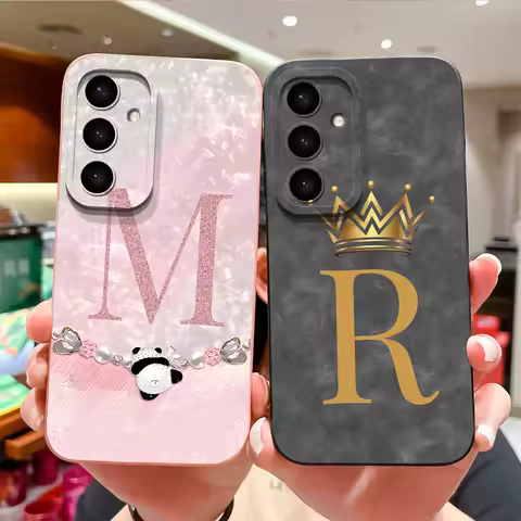For Samsung Galaxy S25 Ultra Case For Samsung S25 Plus Fashion Cute Letters Back Cover For Samsung S