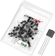 Chanzon 100pcs 2N4401 TO-92 NPN Transistor 0.6A Transistors