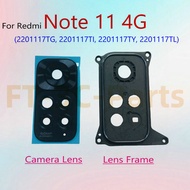 For Redmi Note 11 4G 2201117TG, 2201117TI, 2201117TY, 2201117TL Back Camera glass Lens Frame Repair 
