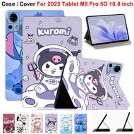 For 2025 Tablet M9 Pro 5G 10.8 inch Fashion Crayon Cartoon Painting Tablet Case M9Pro N20 5G 10.8" H