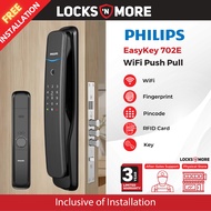 PHILIPS EasyKey 702E | FREE Installation | Built-in WiFi | Ready Stock | 3 Years Local Warranty