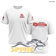 17 AUGUST 2025 T-SHIRT, 80TH INDONESIAN INDEPENDENCE DAY T-SHIRT, 24S COMBED COTTON SHORT-SLEEVED T-