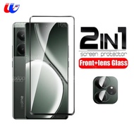 Kính bọc toàn máy 2in 1 cho Realme GT neo6 SE Miếng dán màn hình kính cường lực HD điện thoại bảo vệ