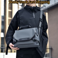 ABC New Japanese Beg Silang Lelaki Style Casual and Simple Commuting Men Chest Bag With Large Capacity Sling Bag Waterproof Men Oxford Cloth Crossbody Bag for Male and Female Students Tas Samping Pria Keren 男生胸包24050702