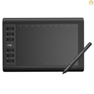 10moons G10 Digital Art Graphics Drawing Tablet 10 x 6 Inches Ultralight Art Creation Sketch with Ba