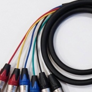 Kabel snake isi 6 Kabel snake 6 channel Linkon harga per 1meter Kabel Warna Warni