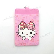 Sanrio Hello Kitty Floral Ezlink Card Holder with Keyring