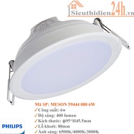 [Genuine Philips] Philips Meson 59444 6W Ceiling Light With 80mm Yellow / White / Neutral Light, CRI &gt; 80