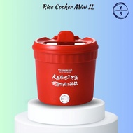1 Liter Multipurpose Mini Rice Cooker/Electric Pot Portable Mini Rice Cooker