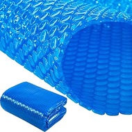 Thermal Solar Blanket for Hot Tubs 16 Mil 7 x 7 ft Hot Tub Bubble Cover Heavy Duty Hot Tub Cover Flo