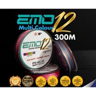 Exp Emo 12X 300m Jigging braided &100%PE braid / multicolour
