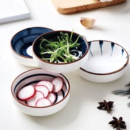 Japanese-style ceramic saucer Internet celebrity soy sauce saucer household vinegar saucer hot pot d