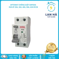 Anti-shock circuit breaker – R20-2P 25A, 32A, 40A, 50A,63A RCCB (SOP)