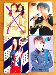 謝霆鋒 陳慧琳 葉文輝 燙金彩簽卡