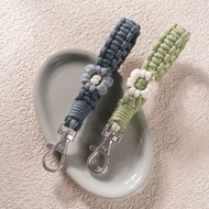 手工編織迷你花花 手機短繩