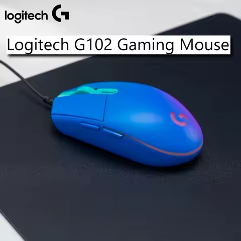 Logitech G102 LIGHTSYNC RGB Gaming Mouse Wired 8000 DPI 6 Programmable Buttons for PC Laptop For LOL