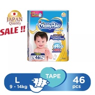 Sale🔥Rm36.89 only after 10% cash back Mamypoko Extra Dry Tape L46pcs/XL 40pcs