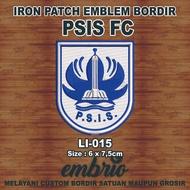 LI-015 Patch PSIS Semarang FC Embroidered Emblem Jersey Logo Ligina Liga Indonesia - 6.5x7.5cm - Emb