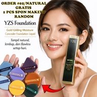 SC- YZS Gilding And Concealer Liquid Foundation Moisturizing Waterproof