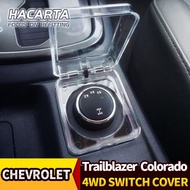 สำหรับ Chevrolet Colorado Trailblazer 2012-16รุ่น S10รถกระบะราง4WD ลูกบิด4ล้อ-ฝาครอบสวิตช์ขับกล่องเพื่อป้องกันสวิตช์ ABS