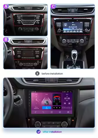 8 Core Car Radio for Nissan Qashqai J11 X-Trail 3 T32 2014 - 2018 CarPlay Android Auto Stereo Autora